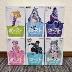 【6種セット】ぬーどるストッパーフィギュア 東方 NIKKE 鬼滅の刃 初音ミク
