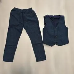ベストとパンツセット　フォーマルスーツ130
