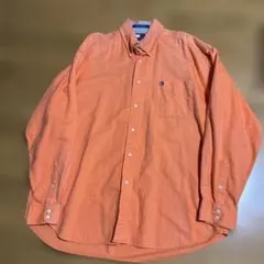 s*m様 TOMMY HILFIGER オレンジ ボタンダウンシャツ色褪せありま