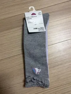 【未使用】二足組★未使用★キッズ　靴下　16-21cm★ハイソックス