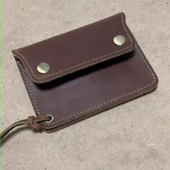 ウォレット メンズ 財布 茶色 トラッカーウォレット牛革 アメカジ ストリート