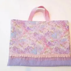ユニコーン柄④♡ゆめかわ♡レッスンバック♡レッスンバッグ♡入学・入園