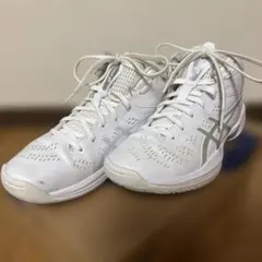 アシックス ASICS GELHOOP ホワイト バスケットシューズ 25