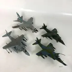 軍用機 戦闘機 ダイキャストモデル 4機セット 航空機 ミニカー 飛行機