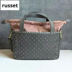 ラシット 2WAYハンドバッグ レザー ショルダー パンチングのサムネイル