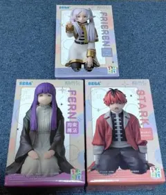 葬送のフリーレン フィギュア 3体セット ちょこのせ - メルカリ