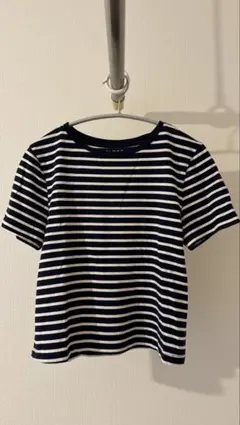 SLOBE IENA ボーダー 半袖Tシャツ ネイビー