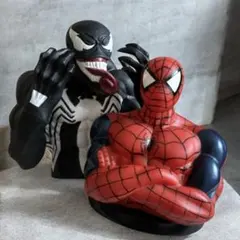 レア MARVEL マーベル ヴェノム　スパイダーマン 貯金箱のサムネイル