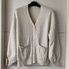 WEGO スクールカーディガン 白　オフホワイト