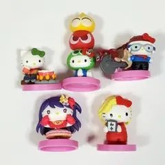ハローキティ　チョコエッグ　5点セット　ぷよぷよ　推しの子等　昭和　平成　令和