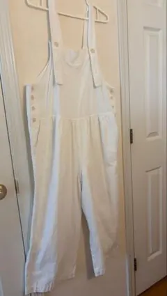 Samansa Mos2 ホワイトサロペット