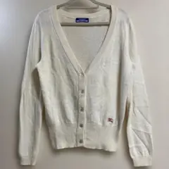 [バーバリーブルーレーベル ]アンゴラカシミヤ混 カーディガン レディース　 M