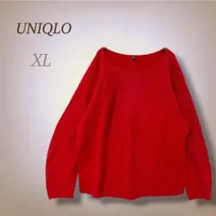 UNIQLO ユニクロ 長袖 ニット ドルマンスリーブ リブ編み ゆったりXL