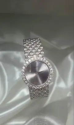 PIAGET 　トラディション　ダイヤベゼル 手巻き時計　18WG　レディースのサムネイル