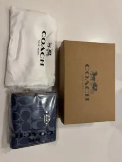 COACH デニム 二つ折り財布 チェリー付のサムネイル