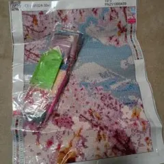 【匿名配送】ダイヤモンドアート　桜　⚠️少しやってあります
