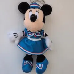 ミニーマウス ぬいぐるみバッジ キーホルダー