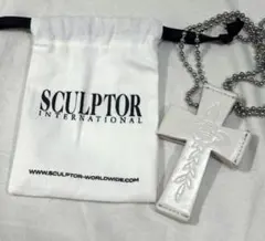 SCULPTOR クロスストラップウォレット　スカルプター　ホワイト