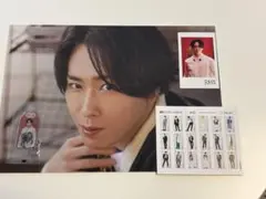 SnowMan 宮舘涼太 お守りキーホルダー、チェキ風カード、スノカレなど