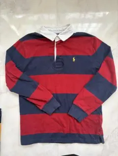 Polo Ralph Lauren ポロシャツ 赤・紺 ストライプ
