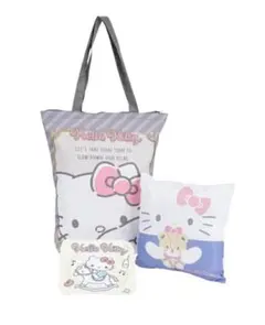Hello Kitty トートバッグ クッション ハンカチ 福袋 ハッピーバッグ