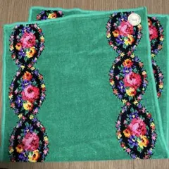 お値下げ　フェイラー　フェイスタオル　花柄　薔薇