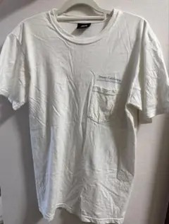 Stüssy ポケット付きホワイトTシャツ Sサイズ