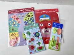 トラベリンモス ジッパーバッグ 文房具4点セット