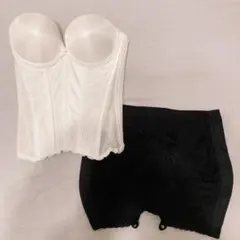 【美品】THE D クラウディア ブライダルインナー(E65)&ガードル(M)