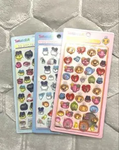 たまごっち Tamagotchi 3Dステッカー 3シートセット
