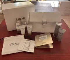 新品★Dior ホワイト ポーチ　カプチュール　プレステージ　クリームセット