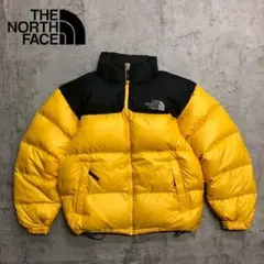 ザノースフェイス 700フィル　ヌプシ　ダウンジャケット　イエロー　L