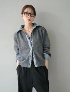 デニム カーディガン