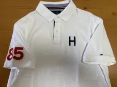 ⭐️4回着用美品⭐️TOMMY HILFIGER ホワイトポロシャツ L/G