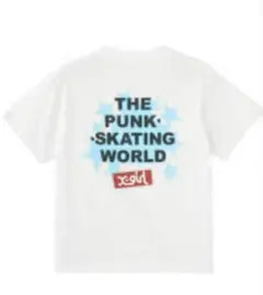 X-girl THE PUNK SKATING WORLD Tシャツ