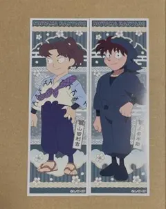 忍たま乱太郎　ロングステッカー　山田利吉　土井半助 ノーマル　2枚 セット