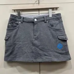 PEARLY GATES パーリーゲイツ レディース ミニスカート 1 灰 中古