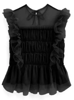 チュールフリルブラウス[gn245]