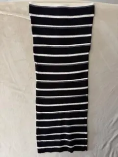 新品 コカ リブニット スカート M ブラック
