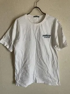 one way ホワイト 半袖Tシャツ バックプリントのサムネイル