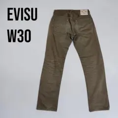 evisu エヴィス〈2005〉コットンパンツ（W30）東京・赤耳　茶系