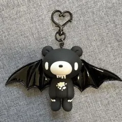 グルーミー キーホルダー ブラック 羽付き