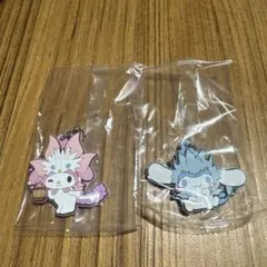 モンハン × サンリオキャラクターズ ラバーマスコット　マイメロ×シナモン