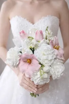 結婚式 ブライダル ブーケ 造花 韓国風