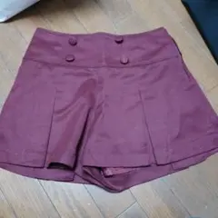 バーガンディ キュロット