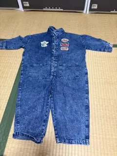 トミカ ディズニーモータース デニム オーバーオール つなぎ　100センチ