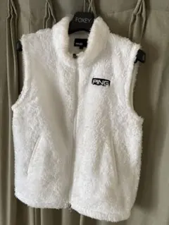 PING フリースベスト ホワイト