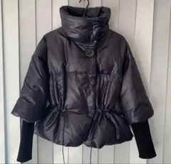 theory 超軽量 黒ダウンジャケット ダウン90% フェザー10%