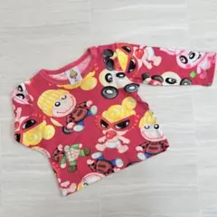 ヒステリックミニ «80» 3D miniちゃん 総柄 長袖 ロンT トップス