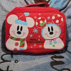 ディズニークリスマス 雪だるまミッキー スーベニアランチケース